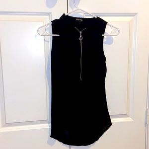 Zip Up Tank Top